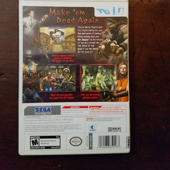 Wii The House of the Dead 2 & 3 Return - Picture 2 of 4